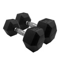Großhandel OEM OEM Gusseisengewicht Fitness Fitness Gummi -Hex -Hantel Set Preis